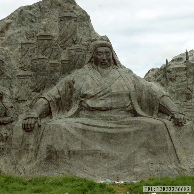 成吉思汗大理石雕像